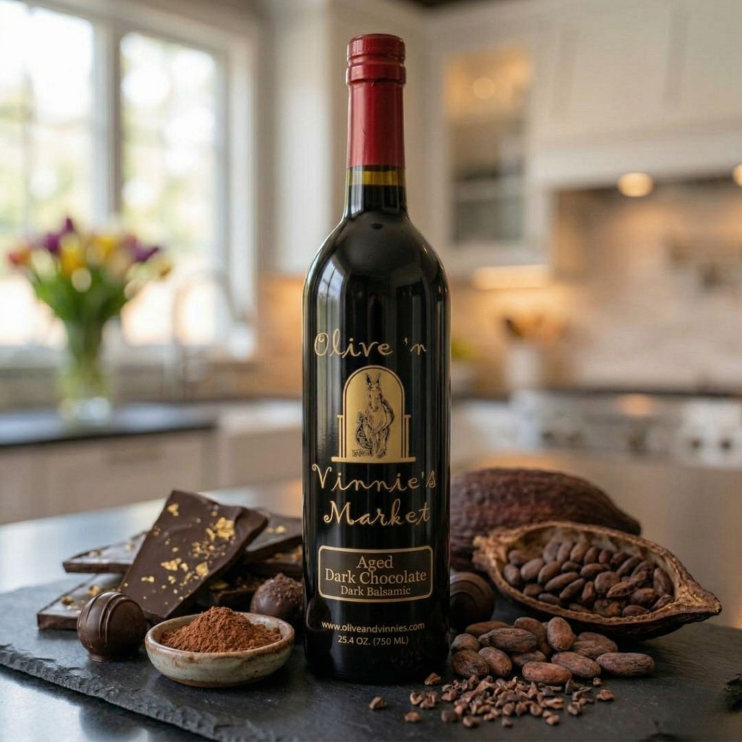 Aged Dark Chocolate Dark Balsamic — Olive 'n Vinnie's Market