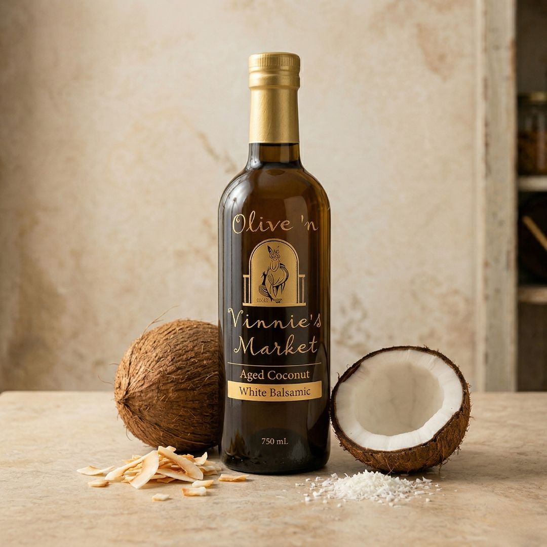 Aged Coconut White Balsamic — Olive 'n Vinnie's Market