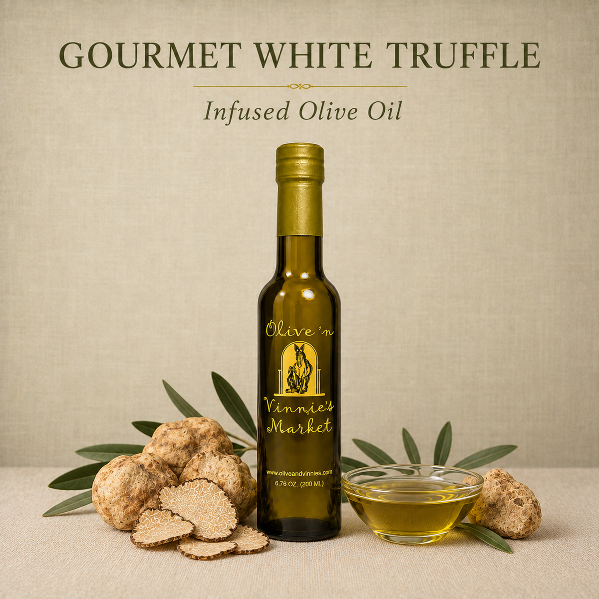 Gourmet White Truffle Olive Oil