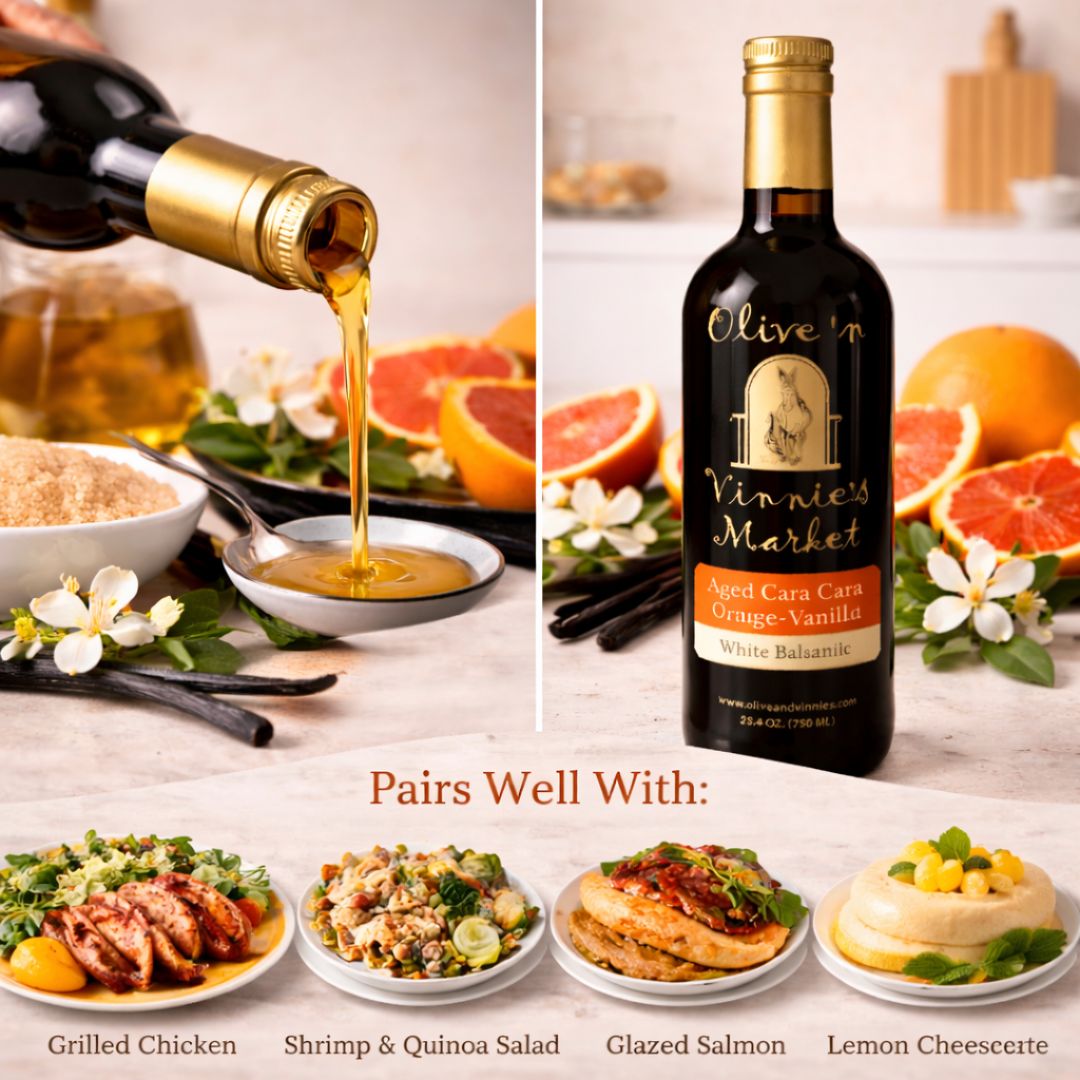 Cara Cara Orange-Vanilla White Balsamic Vinegar