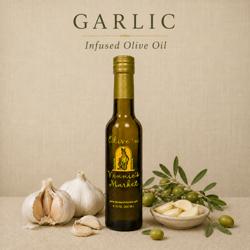 Infused Garlic Olive Oil