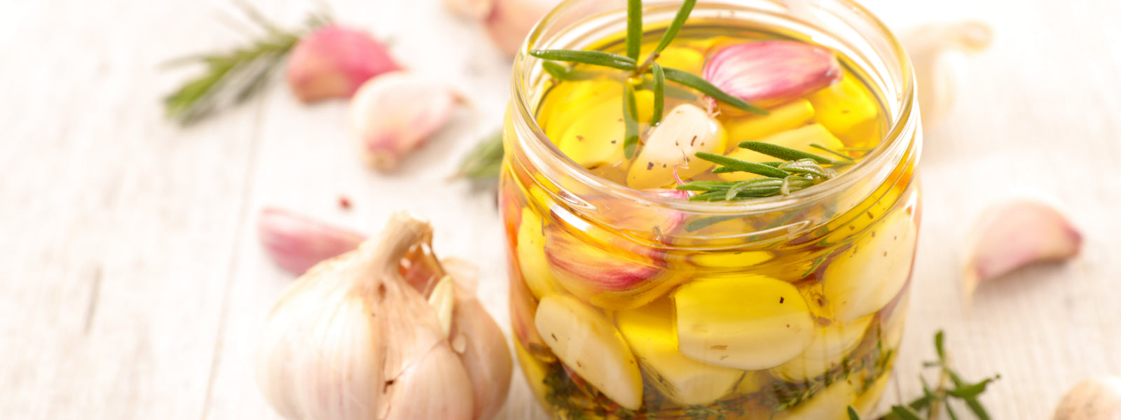 Infused Garlic Olive Oil