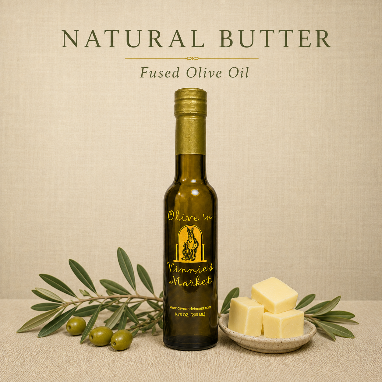 Natural Butter Fused Olive Oil