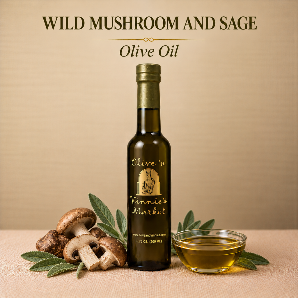 Wild Mushroom and Sage Olive Oil