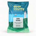 Single-serve 1.5oz bag of Dark Voyage dark roast coffee from Olive N Vinnie's
