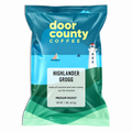 Single-serve 1.5oz bag of Highlander Grogg flavored coffee from Olive N Vinnie's