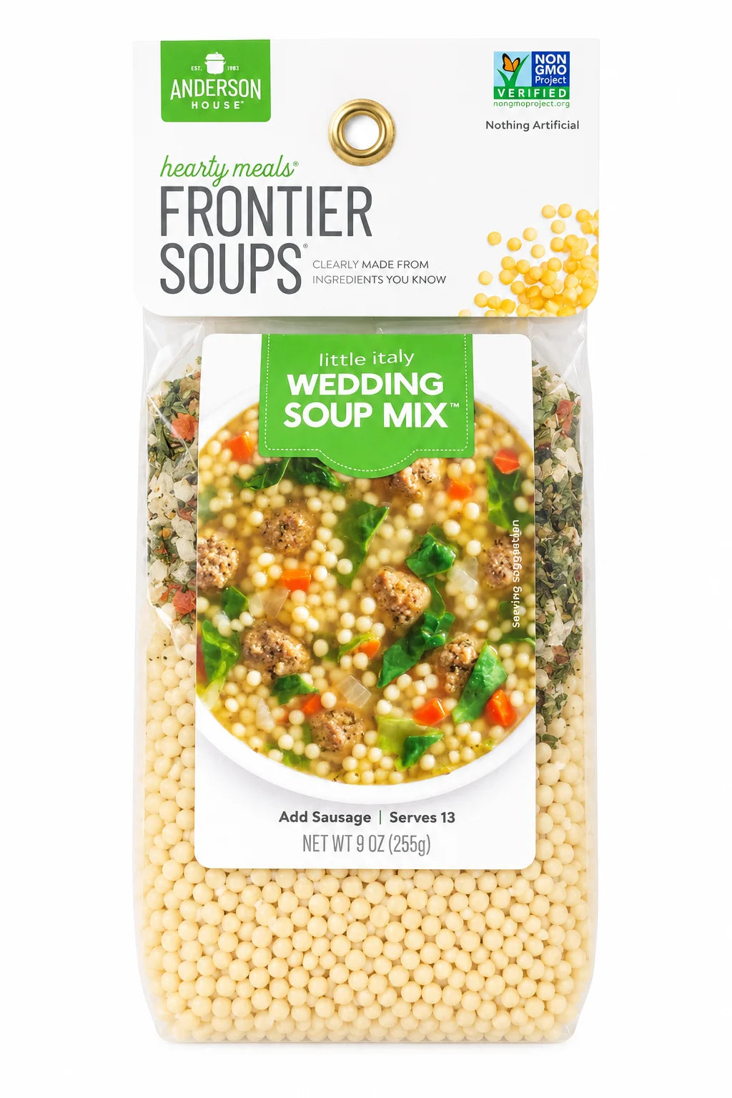 Little Italy Wedding Soup Mix package front - Frontier Soups Hearty Meals