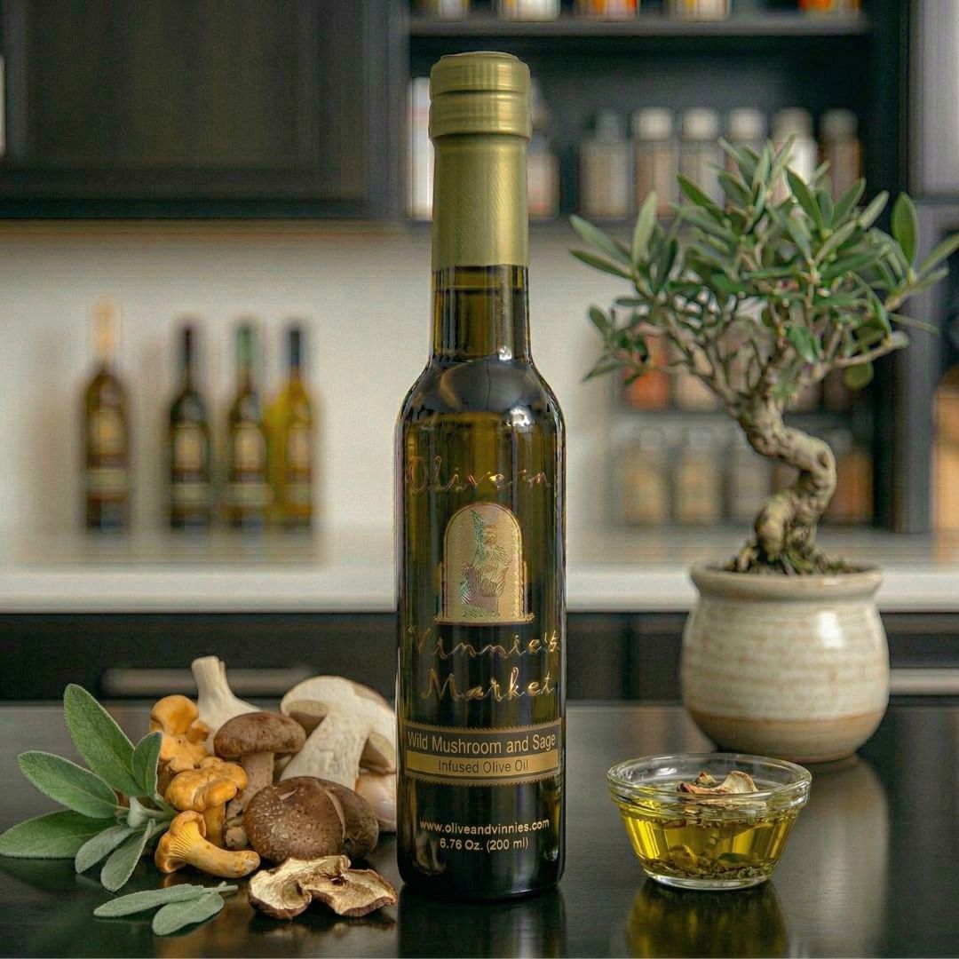 Wild Mushroom and Sage Olive Oil