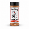 Papa Valachy Cajun seasoning jar with cartoon "Sauce Boss" mascot label, 5.75 oz